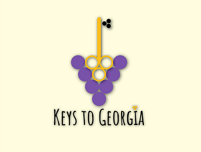 Keys to Georgia illustrator logo