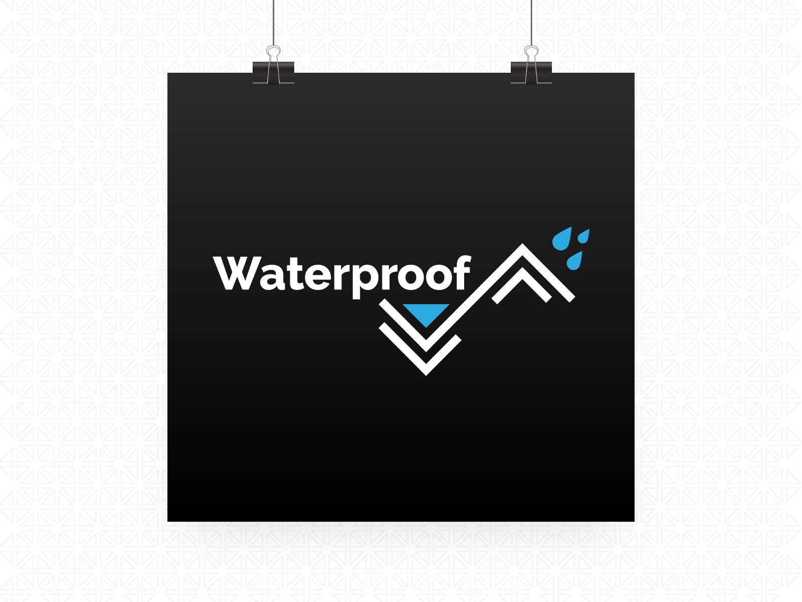 Premium Vector | Waterproof icons vector set on white background.  protection from water sign. liquid protection.