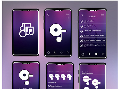 Music App Interface Design