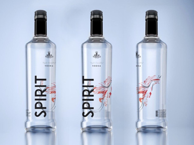 SPIRIT vodka art branding design illustration packaging vodka