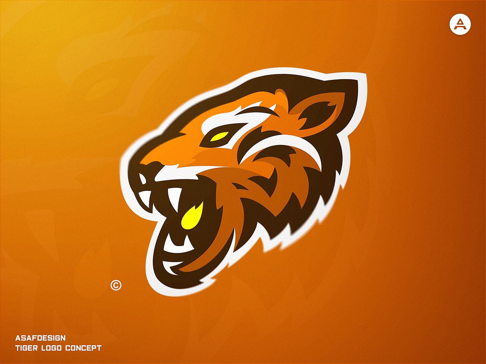 Exclusive Logo 779256, Tiger Mascot Logo