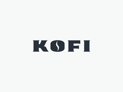Kofi coffee icon logo minimalist specialty specialty coffee