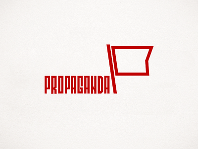 Propaganda agency design flag propaganda