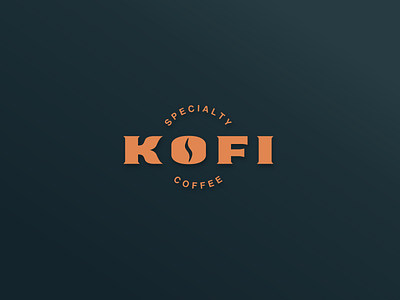 Kofi cafe coffee logo minimalist specialty specialty coffee