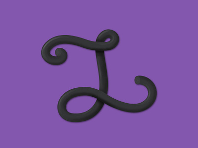 L is for Licorice 36daysoftype l letter licorice typography