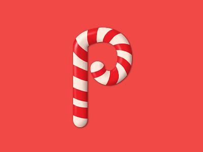 P is for Peppermint 36daysoftype candy p peppermint typography