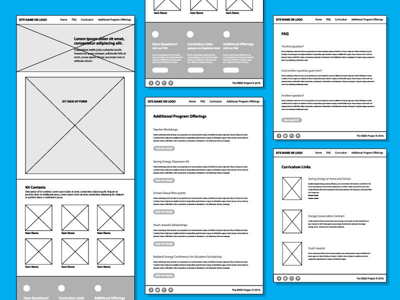 Wireframes site website need wireframe