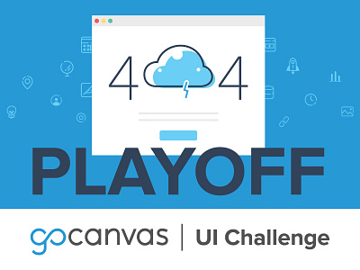 GoCanvas UI Challenge Playoff 404 challenge dc design gocanvas lost playoff playoffs rebound reston ui user interaction