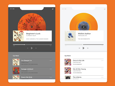 Daily UI | 009 album daily ui challange dailyui dailyui 009 design music app music player music player ui ui vinyl