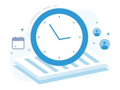 Timesheet Email Illustrations