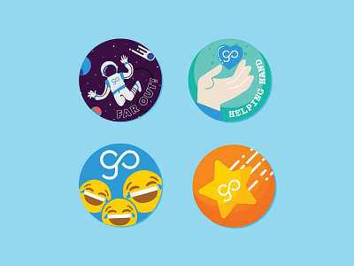 Culture Stickers company culture design gocanvas illustration sticker design stickers vector