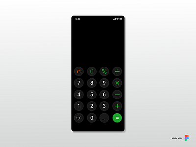 Daily UI #004 Calculator