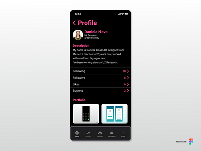 Daily UI #006 User Profile