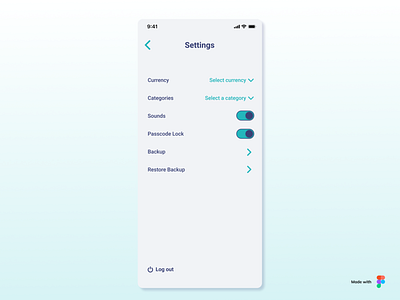 Daily UI #007 Settings