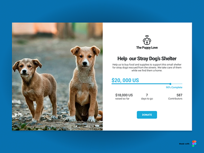 Daily UI #032 Crowdfunding Campaign daily 100 challenge daily ui dailyui design ui ux