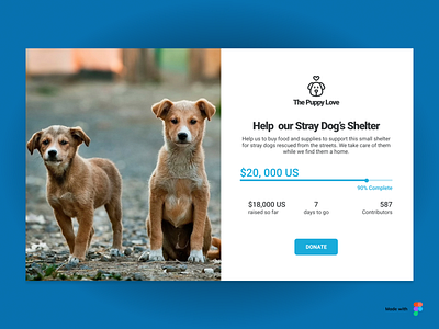 Daily UI #032 Crowdfunding Campaign