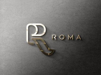 ROMA branding design flat icon illustration illustrator logo minimal type typography