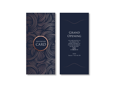 Luxury Invitation Template branding design flat icon illustration illustrator invitation invitation card luxury luxury invitation template vector