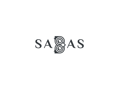 SABAS Logo branding design flat icon illustration illustrator logo ui ux vector