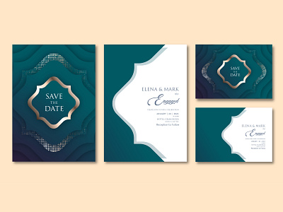 LUXURY INVITATION TEMPLATE branding design illustration illustrator invitation invitation template luxury invitation vector