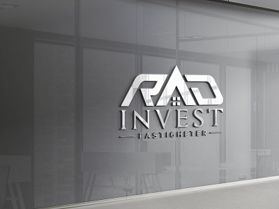RAD INVEST Logo branding design flat icon illustration illustrator logo ui ux vector