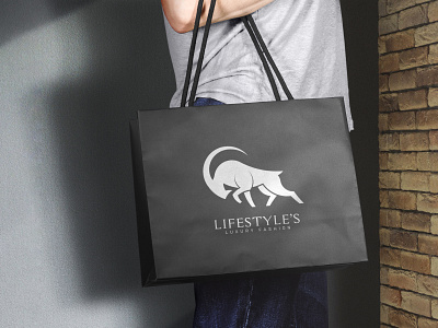 LIFESTYLE'S LUXURY FASHION LOGO branding design flat icon illustration illustrator logo ui ux vector