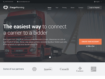 Cargo Planning homepage