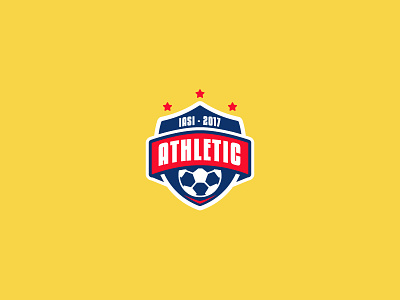 Athletic Iasi Logo athletic brand football iasi identity logo shield soccer symbol