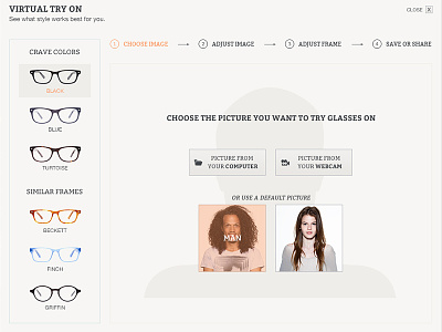 Virtual Try On clean detail eyeglasses frames lenses light on optical picture polycarbonate product redesign stare style sunwear swag thin try virtual