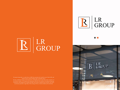 LR Group logo brand brand design brand identity branding businesscard design illustration logo