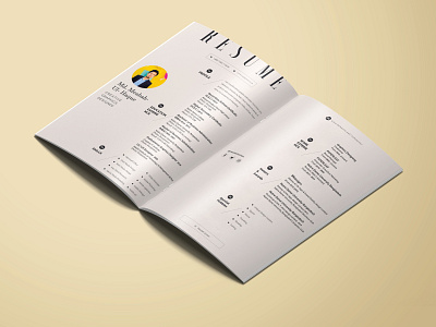 Personal Resume Design brand brand design brand identity branding cv cv design cv resume cv template job job application modern personal personal project resume resume cv top rated ui