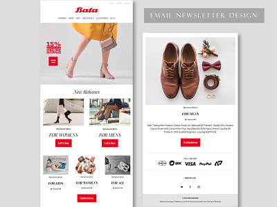 Email Newsletter Template Design