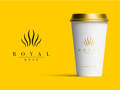Royal Rose Elegant Logo Design brand design brand identity branding design elegant logo logo design mezbah zohan royal rose zohan