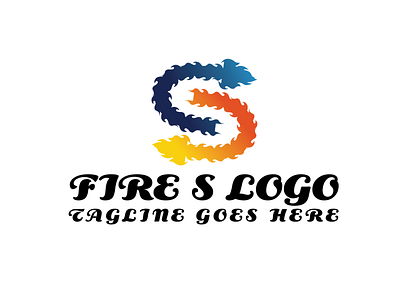 Fire S Logo 3d actions animation awesome mask branding business corporate design editable effects elegant fashion fire logo firefox logo mockup real s letter logo