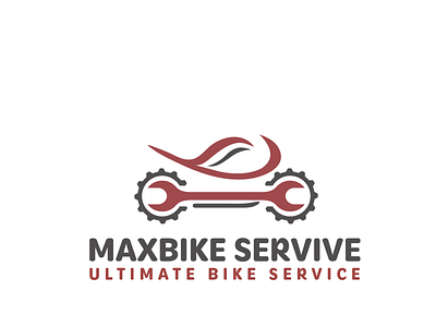 Bike Servicing Logo 3d actions bike bike servicing logo bike servicing logo brand branding corporate design editable effects elegant logo mockup