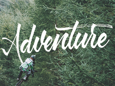 Adventure Lettering by Patrick McCormack on Dribbble