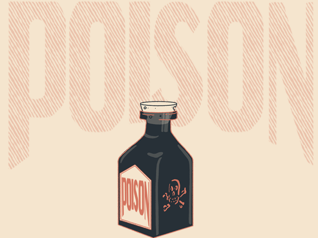 Poison Lettering & Bottle by Patrick McCormack on Dribbble