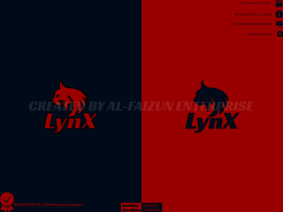 LYNX CLAN (BloodNavy) branding clan esports esports logo graphic design gravit designer logo lynx vector