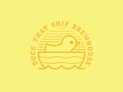 Duck That Ship Co. Logo branding design logo thatrichardroberts vector