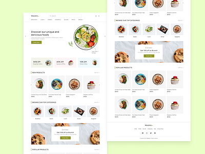 Restaurant Landing Page - Mazano