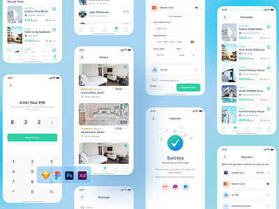 BookLe - Booking UI kit Concept_VOL-03 booking directory listing ticket ui ux