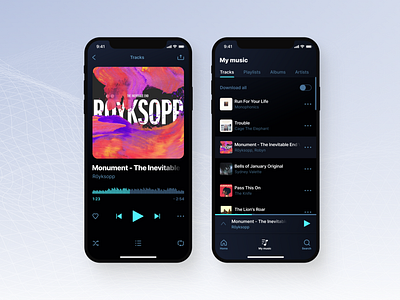Music app mobile music music app music player player ui