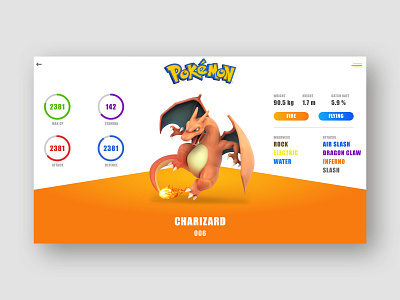 DailyUi 006 - User Profile dailyui design pokemon user profile userprofile