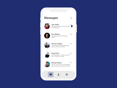 DailyUi 013 - Direct Messaging