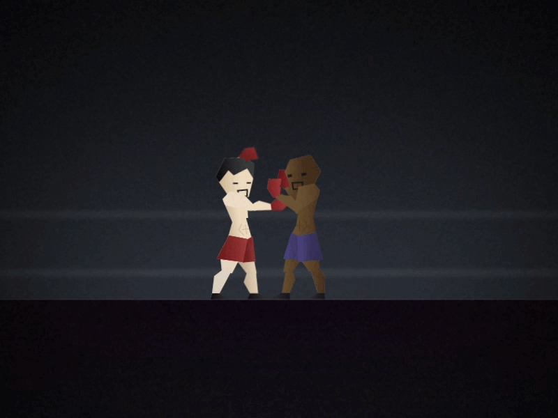 Mayweather Vs Pacquiao animation blood box fight gif live loop motion punch uppercut