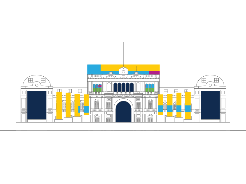 Casa Rosada Layout animation argentina colors gif motion music path revolution show song stroke typo