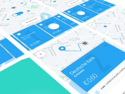 Bank Comissions animation app bank card commission gif map motion simple smooth ui ux