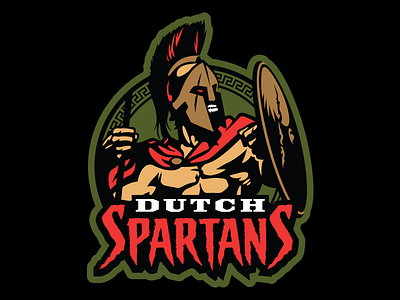 Dutch Spartans airsoft patch