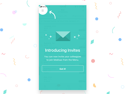 New feature overlay announcement invitations invites new new feature new feature announcement overlay pop up training