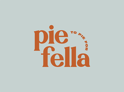 Pie Fella branding design graphic design icon illustration illustrator logo minimal typography vector